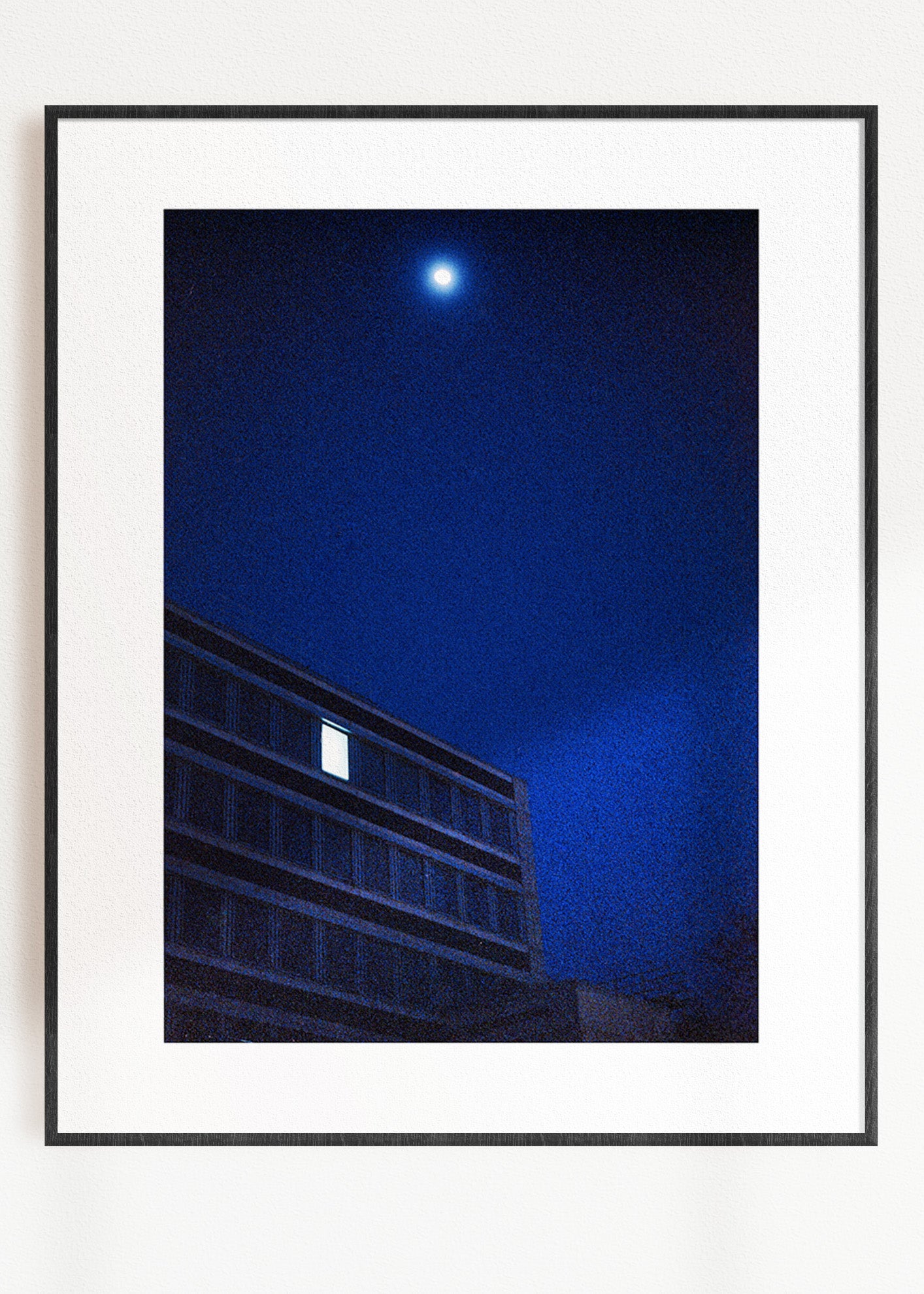 Art Print "Moon and office"