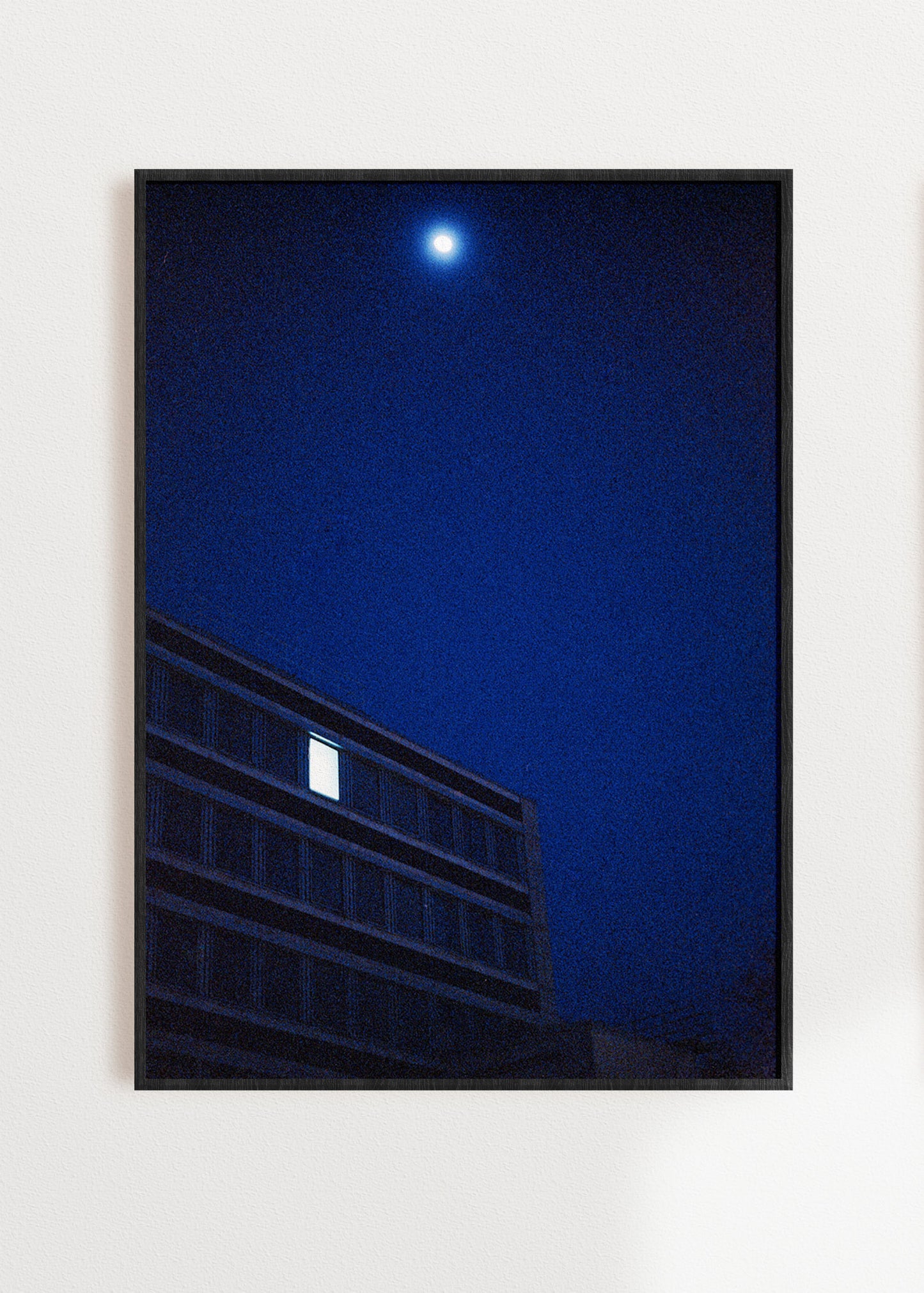 Art Print "Moon and office"