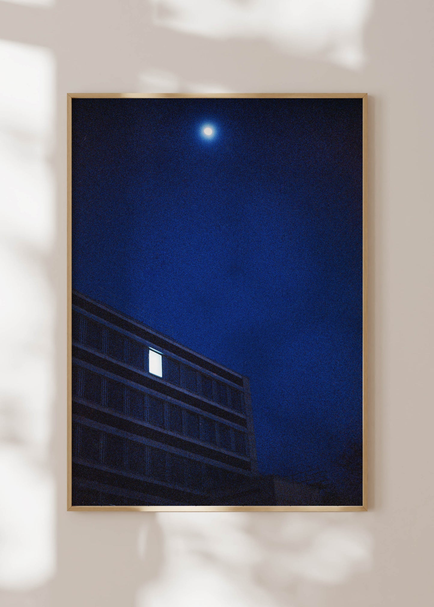 Art Print "Moon and office"