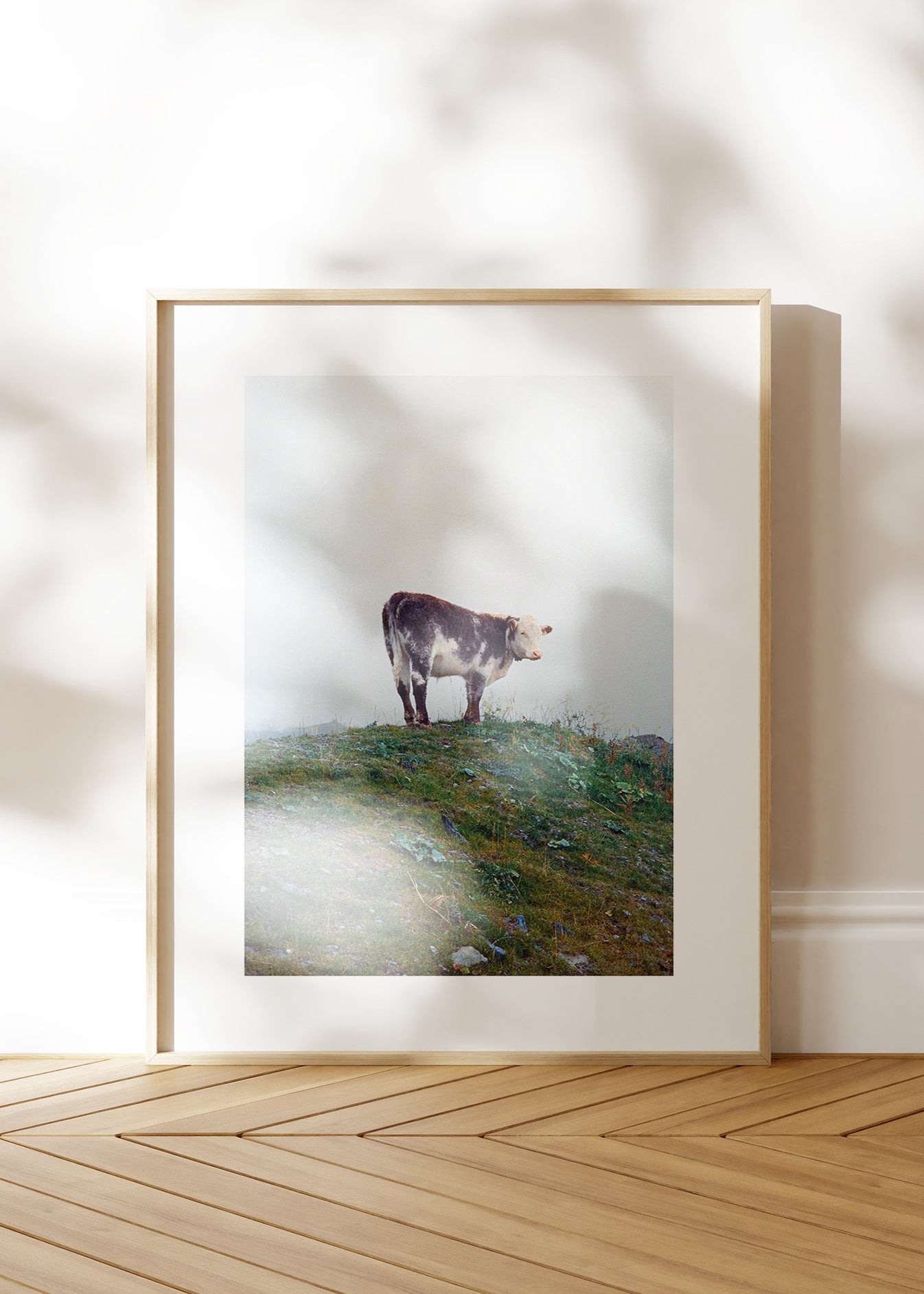 Art Print "Cow in the fog"