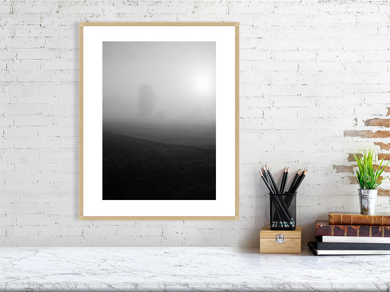 Wandbild "Etwas im Nebel"