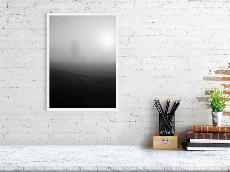 Wandbild "Etwas im Nebel"